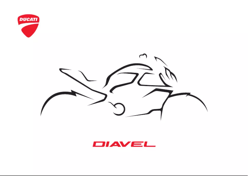 Page 1 de la notice Manuel d'utilisation et d'entretien Ducati XDiavel Dark (2021)