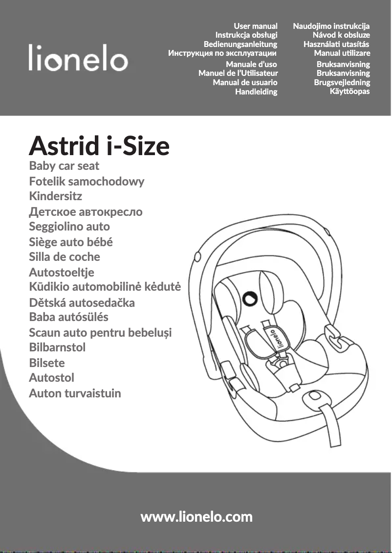 Image de la première page du manuel de l'appareil Astrid i-Size