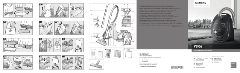 Page 1 de la notice Manuel utilisateur Siemens VS06B2348