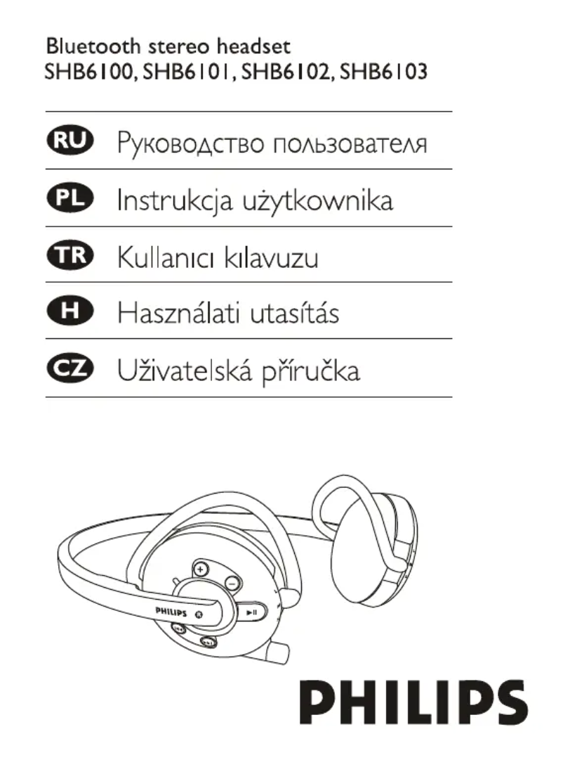Imagen de la primera página del manual del dispositivo SHB6101