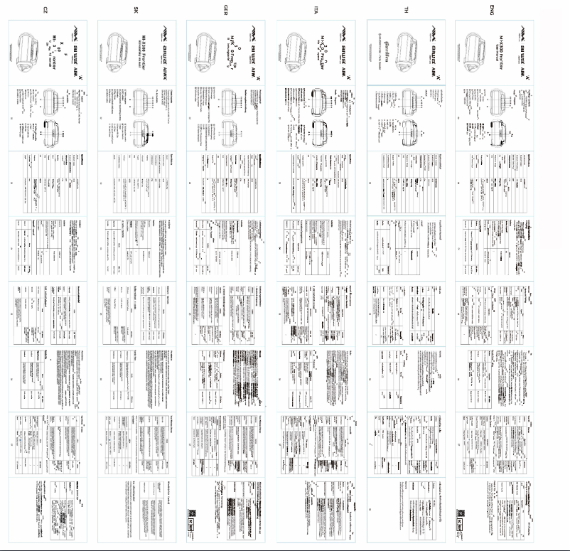 Image de la première page du manuel de l'appareil MI-X300 Frontier