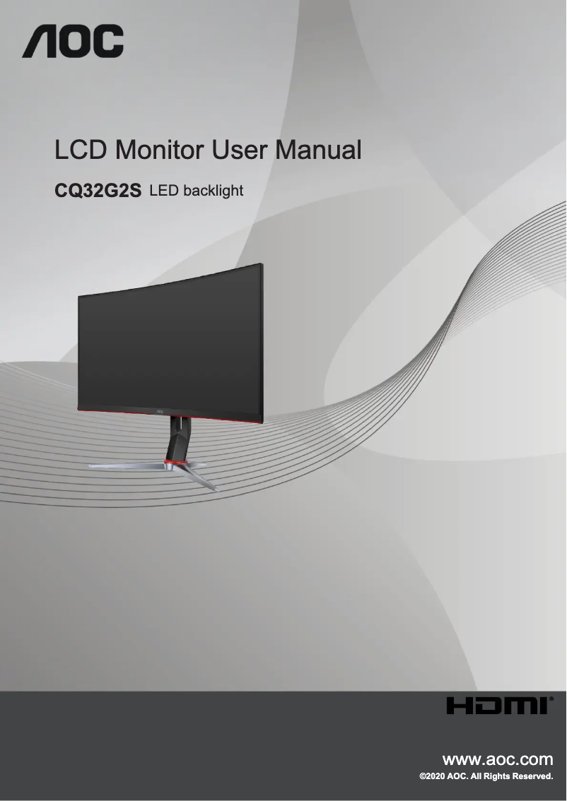 Image de la première page du manuel de l'appareil CQ32G2S