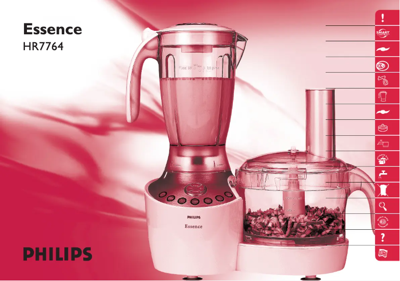 Page n°1 - Manuel utilisateur Philips HR7764