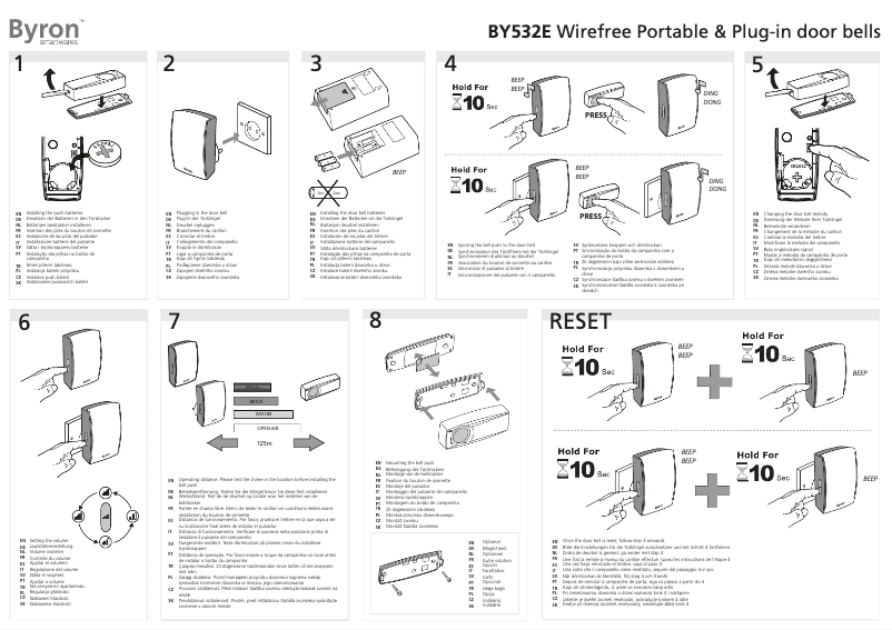 Page 1 de la notice Manuel utilisateur Byron BY532E