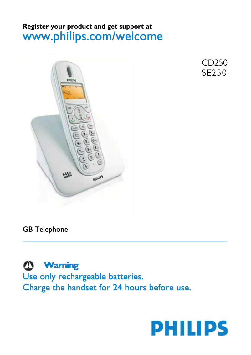 Imagen de la primera página del manual del dispositivo CD135