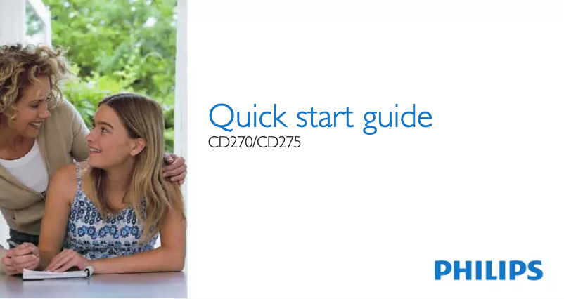 Imagen de la primera página del manual del dispositivo Perfect sound CD2754S