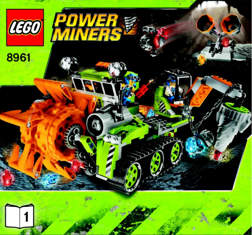 Page 1 de la notice Manuel utilisateur Lego 8961