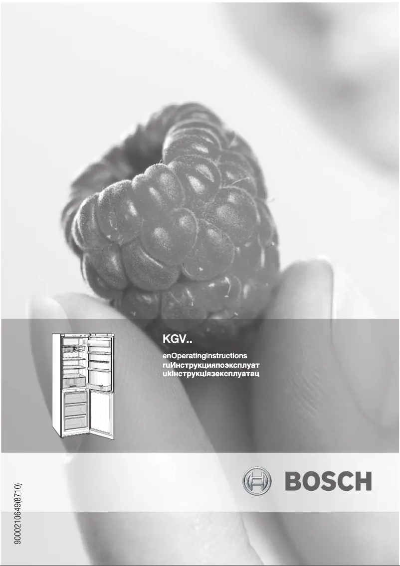 Page n°1 - Manuel utilisateur Bosch KGV 36X25