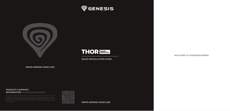 Image de la première page du manuel de l'appareil Thor 303 TKL