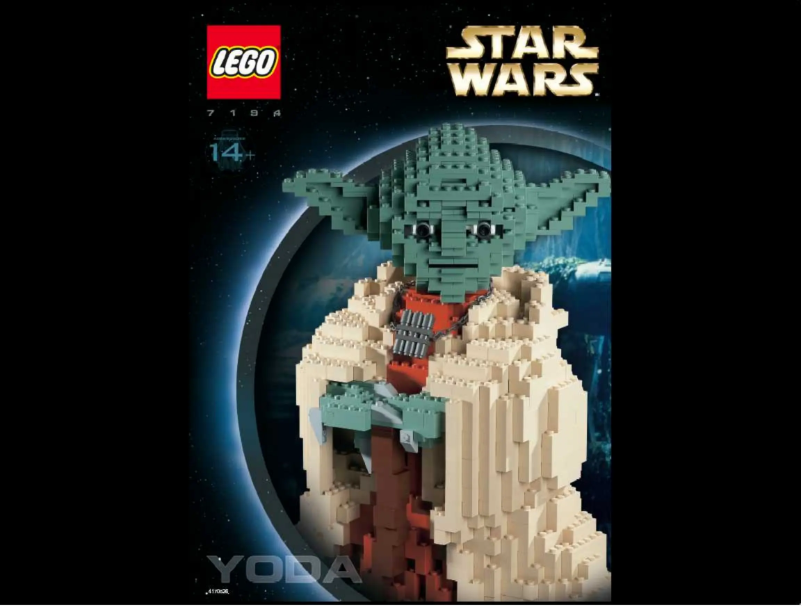 Page 1 de la notice Manuel utilisateur Lego Yoda (TM)