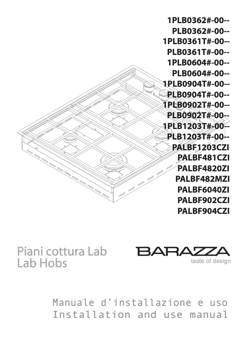 Image de la première page du manuel de l'appareil 1PLBC2TI