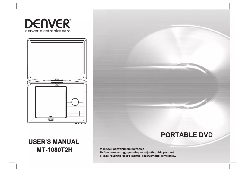 Image de la première page du manuel de l'appareil MT-1080T2H