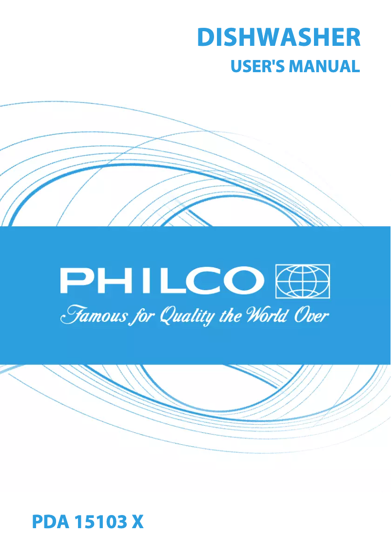 Page 1 de la notice Manuel utilisateur Philco PDA 15103 X