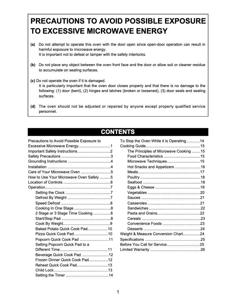Image de la première page du manuel de l'appareil MW8780SS
