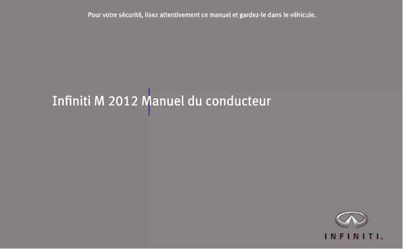 Página 1 del manual Manual de usuario Infiniti Q70 (2012)