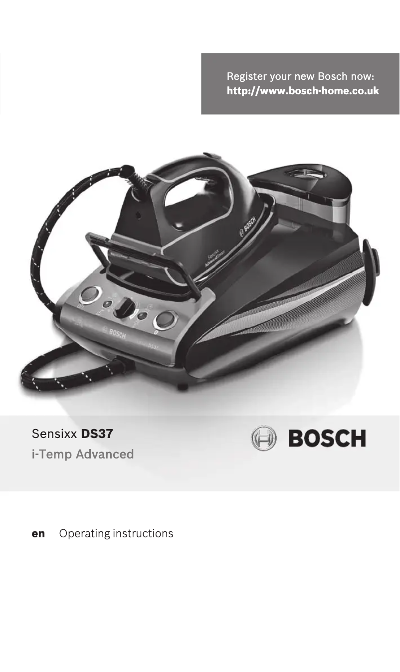 Page n°1 - Manuel utilisateur Bosch Sensixx DS37 TDS3771GB