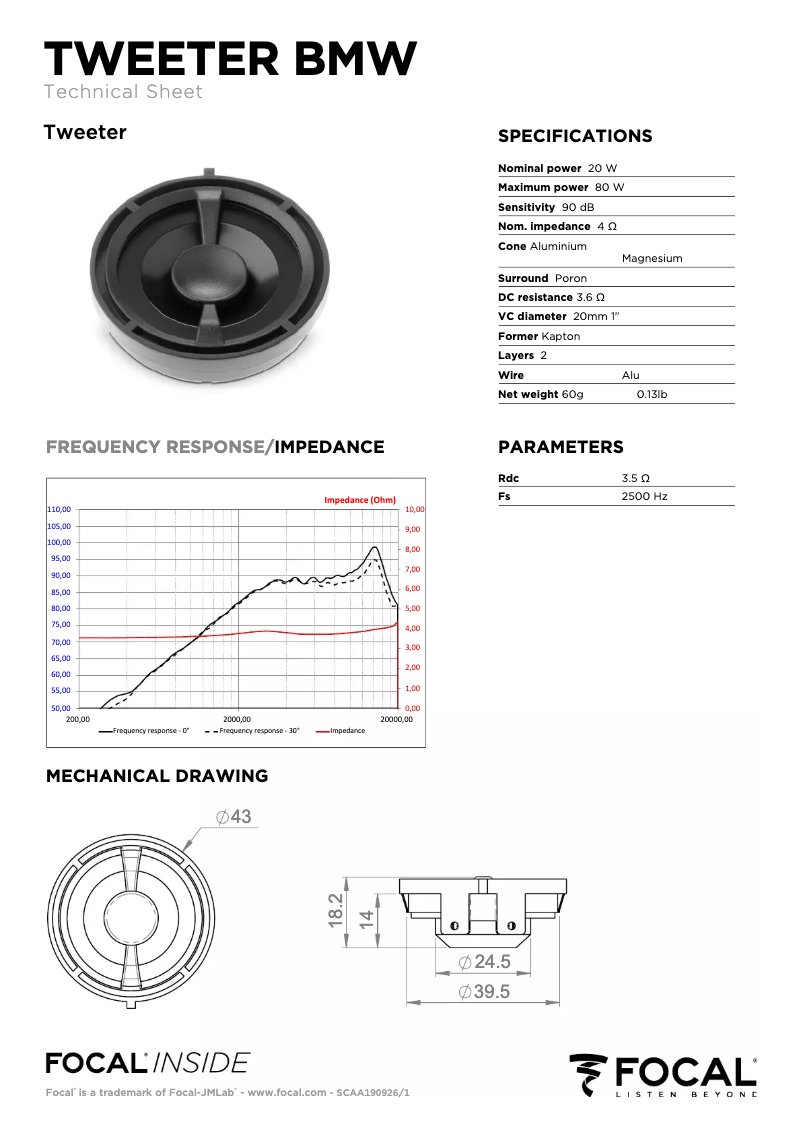 Imagen de la primera página del manual del dispositivo IS BMW 100