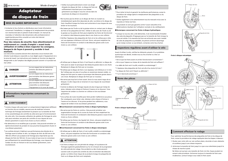 Image de la première page du manuel de l'appareil SM-RTAD05