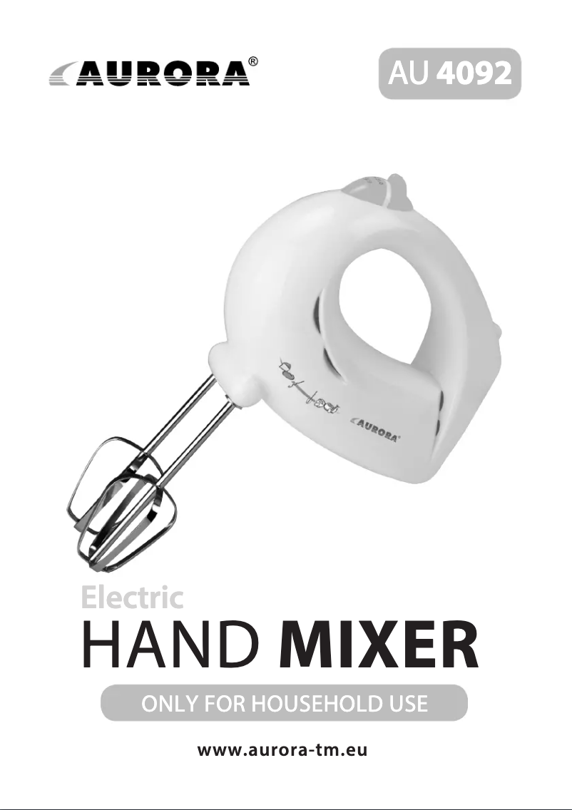 Page 1 de la notice Manuel utilisateur Aurora AU4092