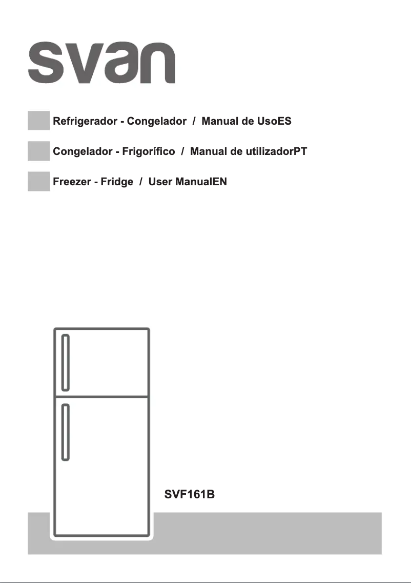 Page 1 de la notice Manuel utilisateur SVAN SVF161B