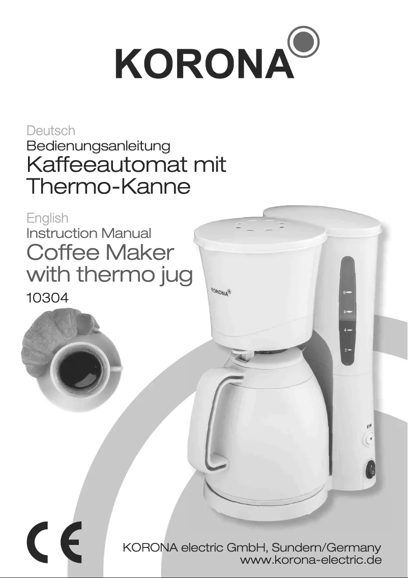 Page 1 de la notice Manuel utilisateur Korona 10304