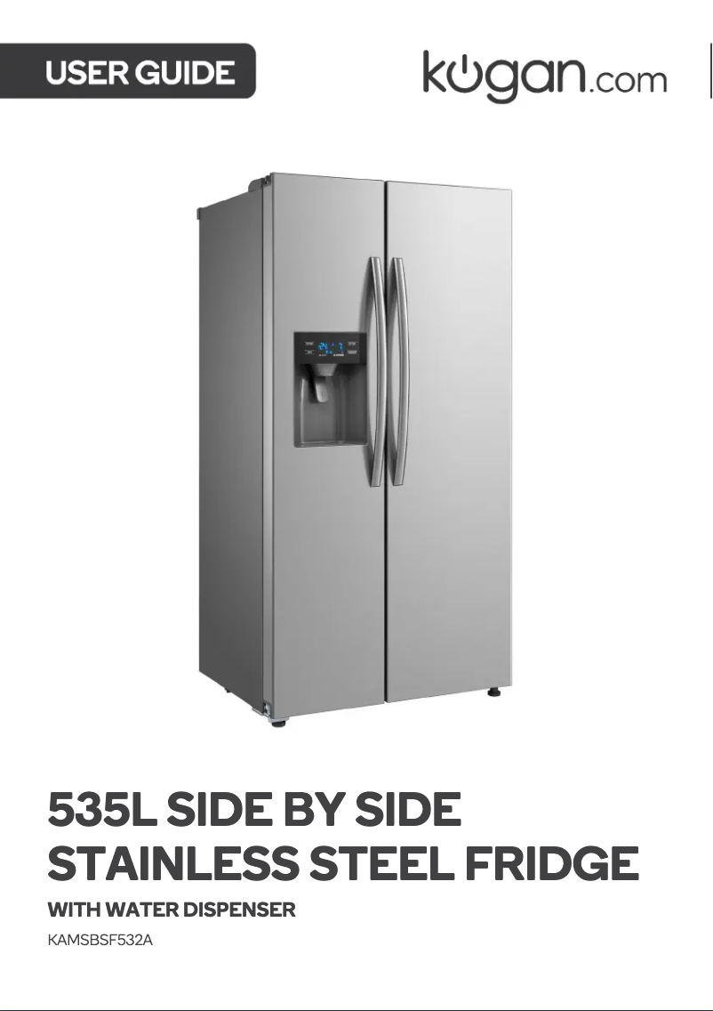 Page 1 de la notice Manuel utilisateur Kogan KAMSBSF532A