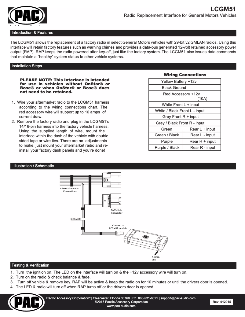 Image de la première page du manuel de l'appareil LCGM51
