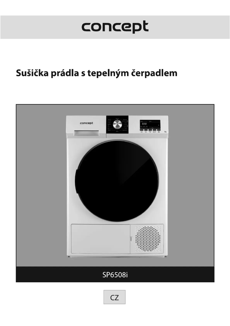 Page 1 de la notice Manuel utilisateur Concept SP6508i