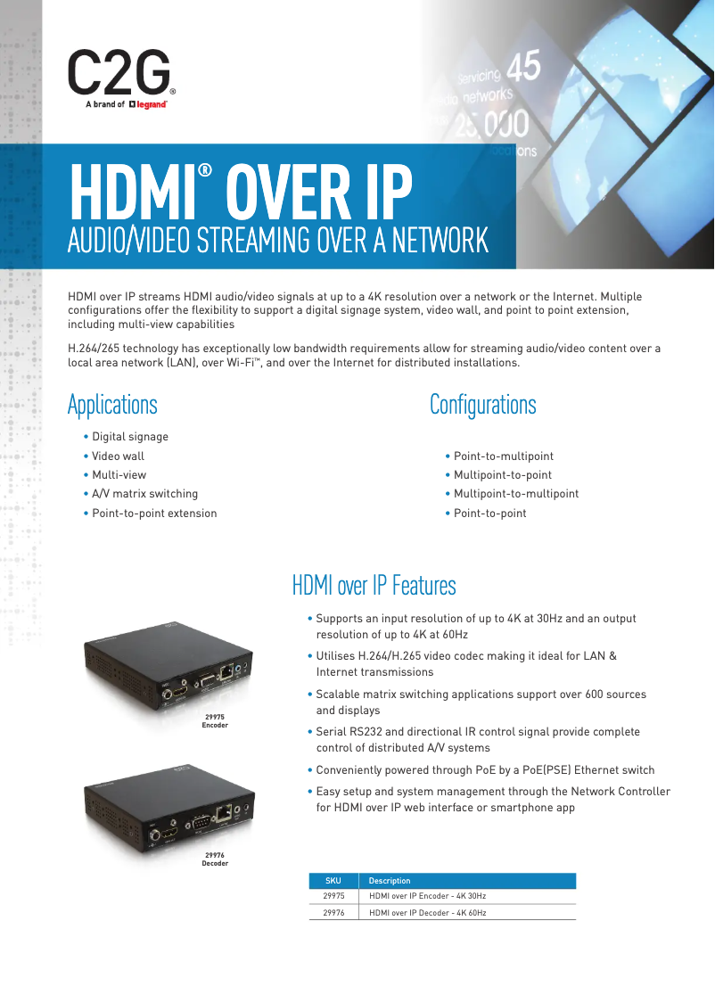 Page 1 de la notice Manuel utilisateur C2G 29977