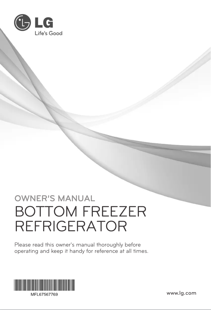 Page 1 de la notice Manuel utilisateur LG GR-M34FBGHL