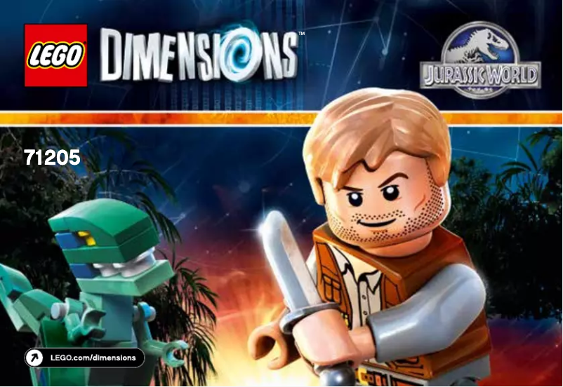 Image de la première page du manuel de l'appareil Jurassic World Team Pack