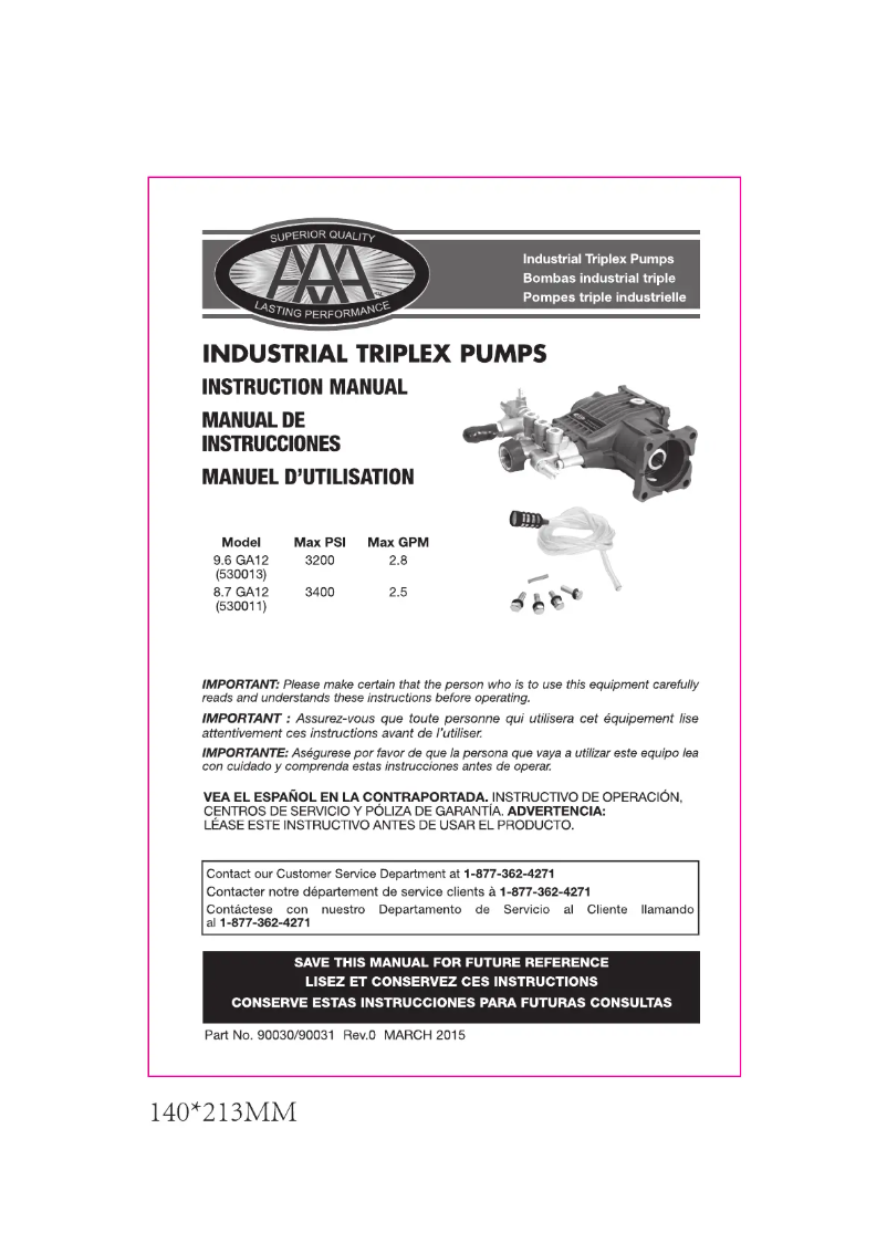 Page n°1 - Manuel utilisateur Simpson 90036