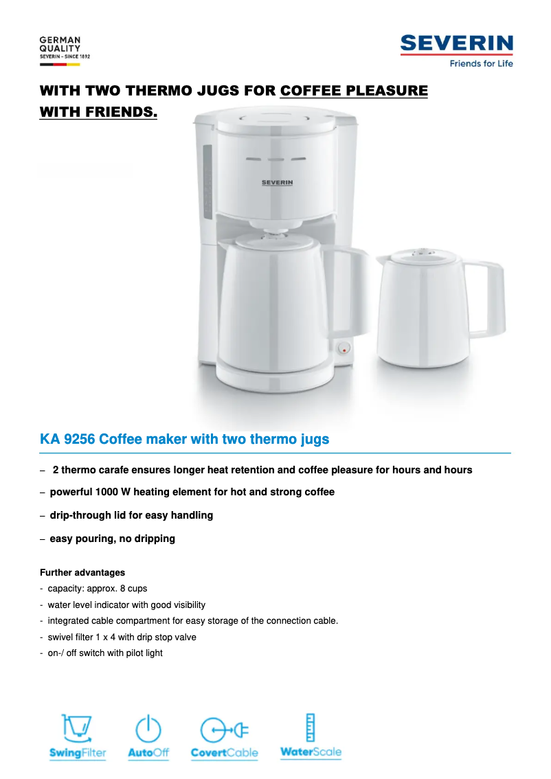 Image de la première page du manuel de l'appareil KA 9256