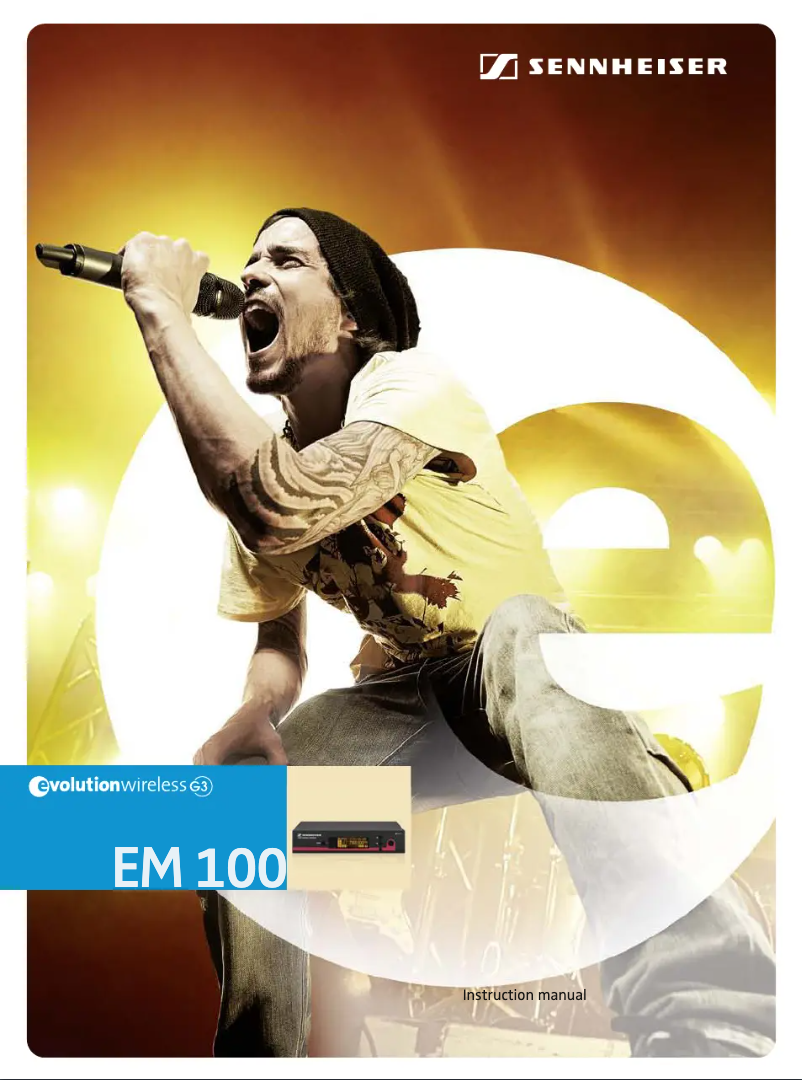 Page 1 de la notice Mode d'emploi Sennheiser EM 100 G3