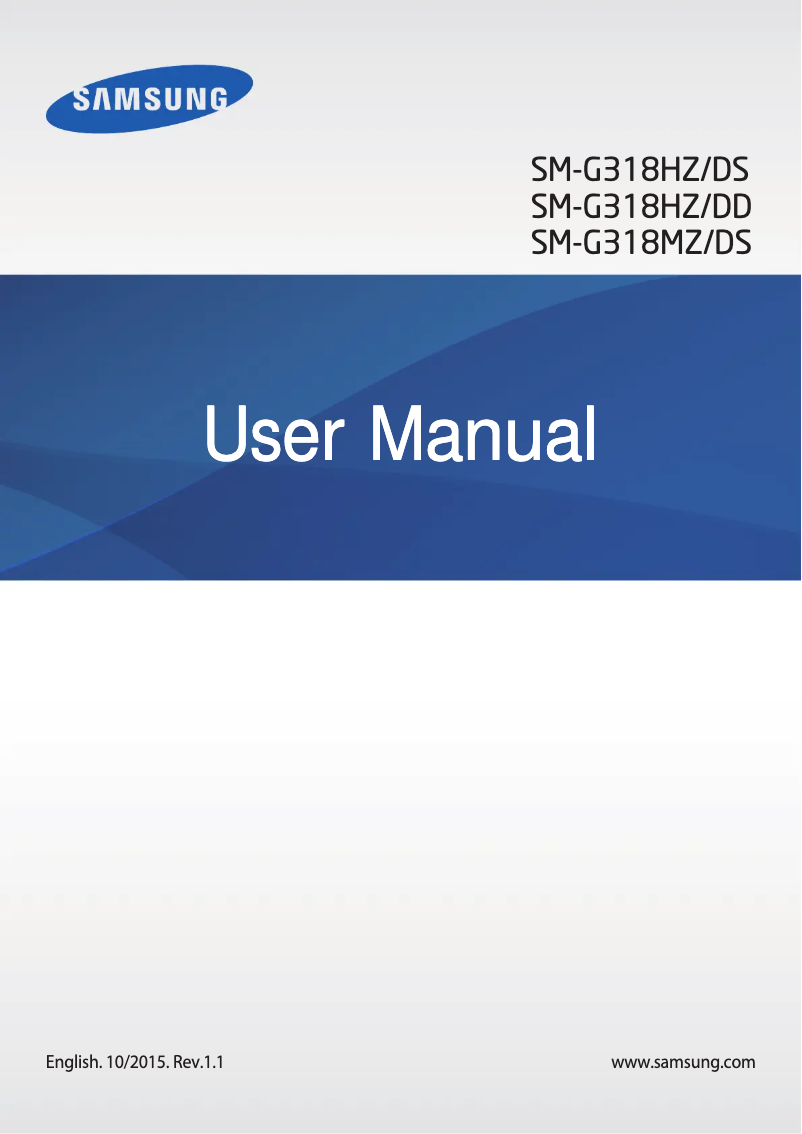 Page 1 de la notice Manuel utilisateur Samsung Galaxy V Plus