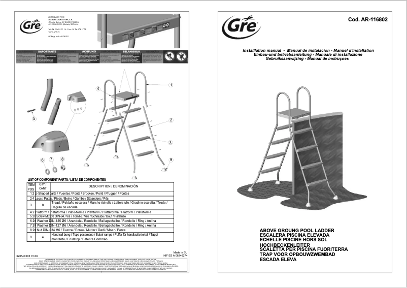 Image de la première page du manuel de l'appareil AR11680