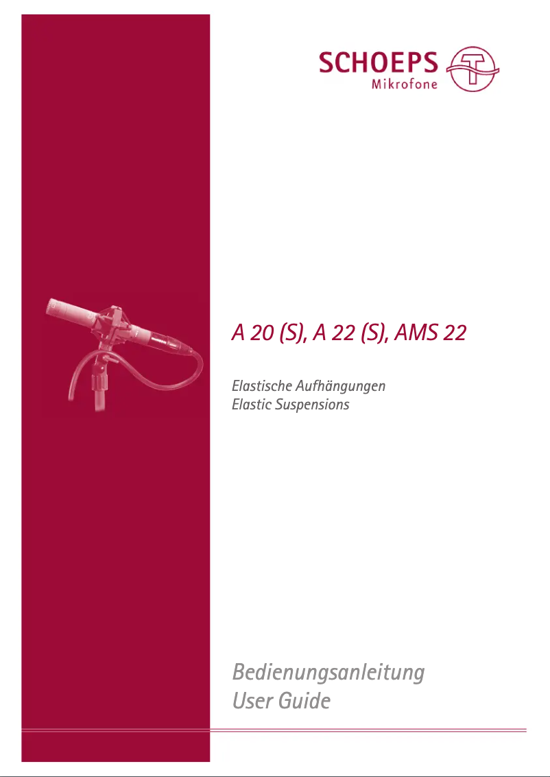 Page n°1 - Manuel utilisateur Schoeps A20