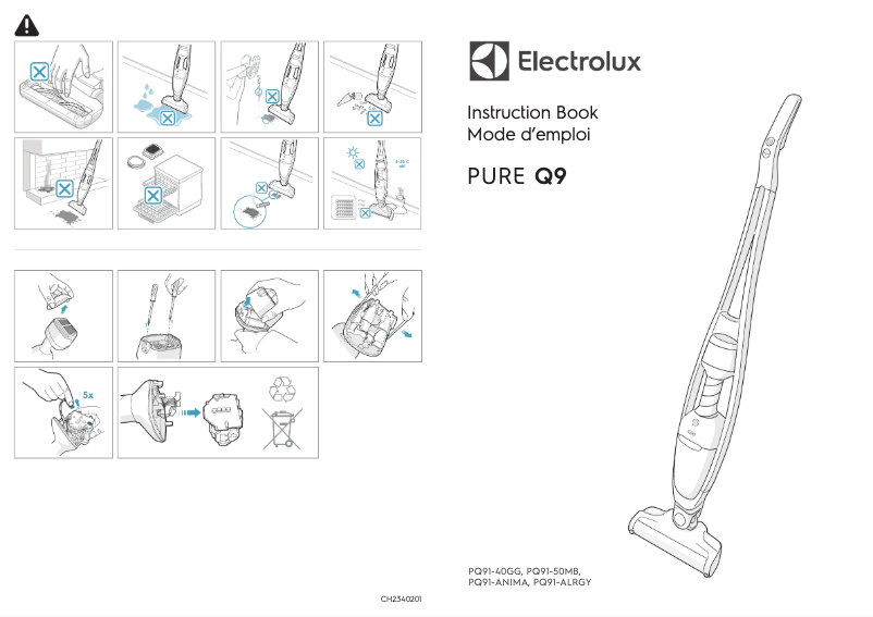 Page n°1 - Manuel utilisateur Electrolux Pure PQ91-ALRGY
