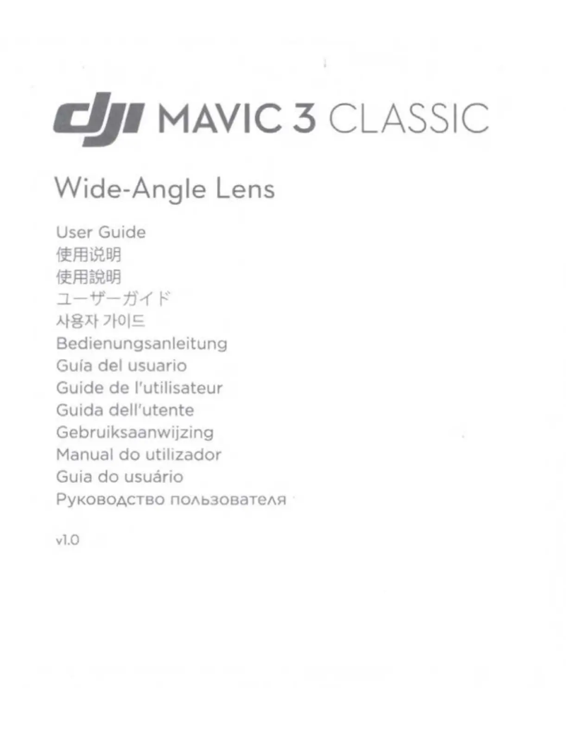 Page n°1 - Manuel utilisateur DJI Mavic 3 Classic Wide-Angle Lens
