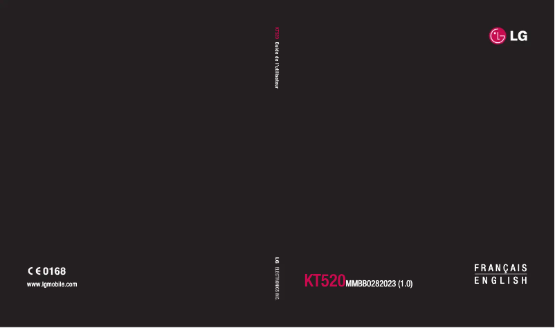 Page 1 de la notice Manuel utilisateur LG KT520