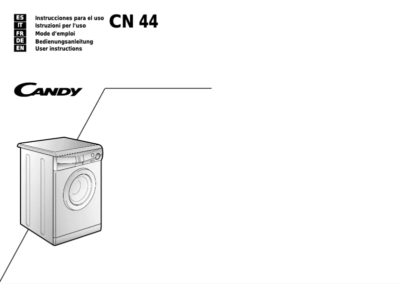 Page n°1 - Manuel utilisateur Candy LB CN 44