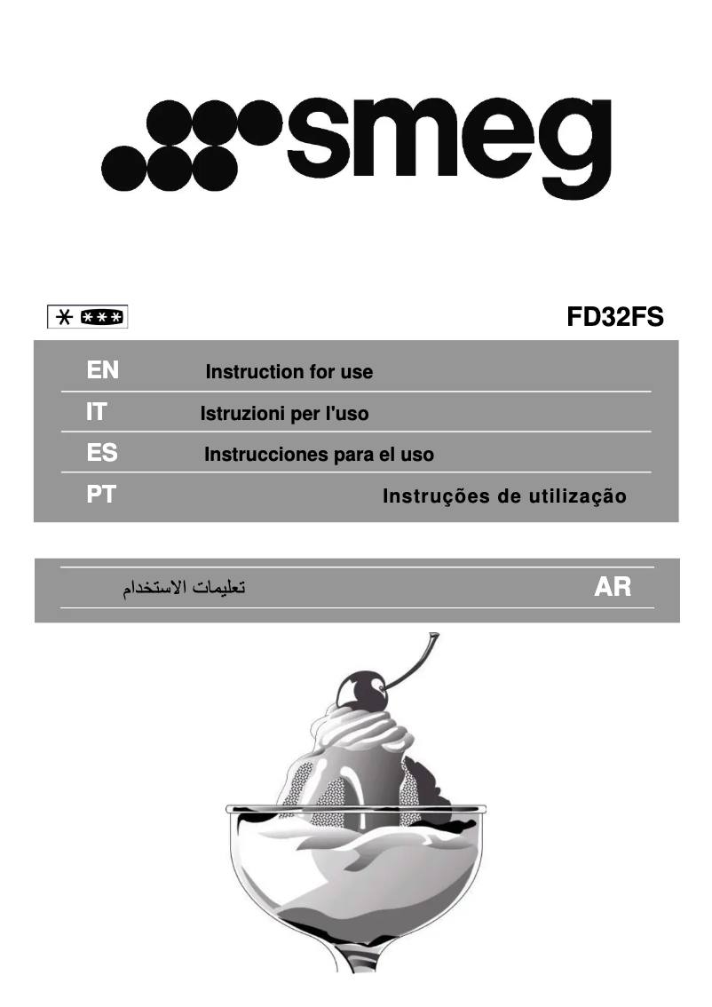 Page 1 de la notice Brochure Smeg FD32FS