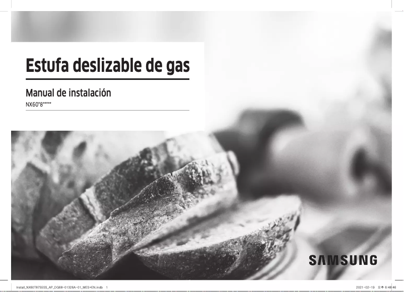 Page n°1 - Guide d'installation Samsung NX60T8115SS