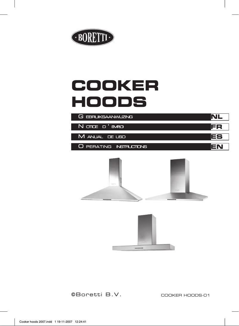 Page 1 de la notice Manuel utilisateur Boretti K 760