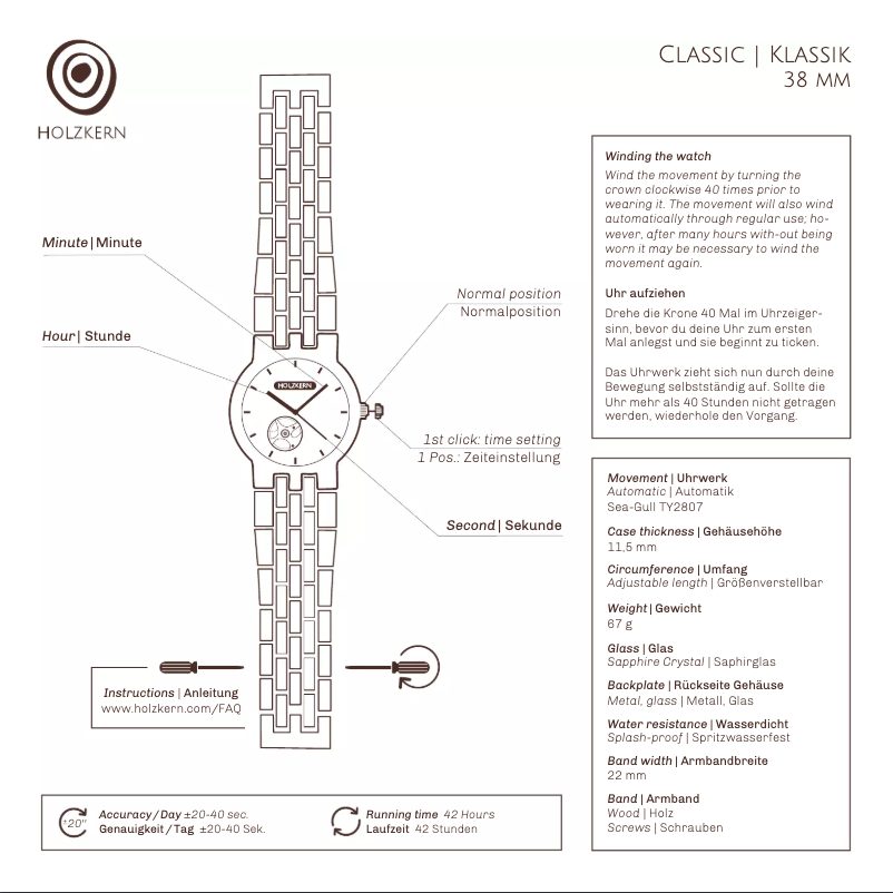 Page n°1 - Manuel utilisateur Holzkern Thales