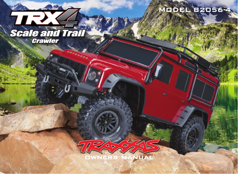 Page 1 de la notice Manuel utilisateur Traxxas TRX-4