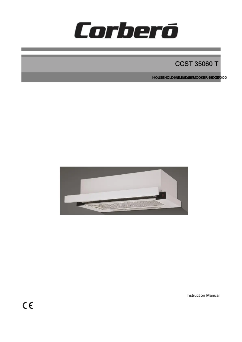 Page n°1 - Manuel utilisateur Corbero CCST35060TLX