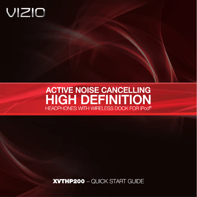 Image de la première page du manuel de l'appareil XVTHP200