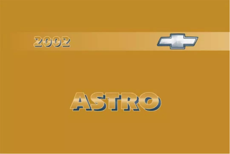 Image de la première page du manuel de l'appareil Astro Passenger (2002)