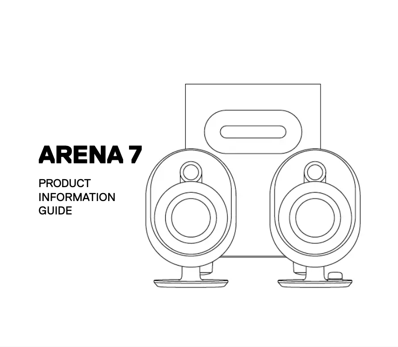 Image de la première page du manuel de l'appareil Arena 7